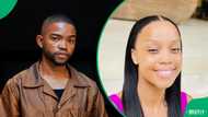Una Rams reflects on fatherhood after welcoming baby with Ntando Duma, Fans swoon: "His accent"