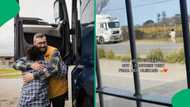 Truck driver's surprise visit to wife sparks emotional reactions online
