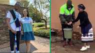 Xhosa husband helps wife with makoti duties in TikTok video, Mzansi swooning