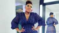 Anele Mdoda forgot costume for beach getaway but still has some fun