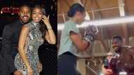 Michael B Jordan and Lori Harvey show off stunning moves during their boxing match