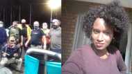 Community police watch comes to ladies rescue after she hit a pothole
