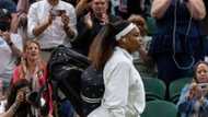 Teary eyed Serena Williams withdraws from Wimbledon after leg injury