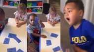 Young kid hilariously hypes classmate after getting numbers right: "That’s my boy”