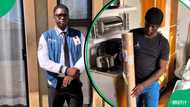“Bathong, you can fix my relationship”: SA wowed by by gent upgrading kitchen with spray paint and wallpaper