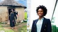 Graduate honours rural roots in heartwarming picture, Mzansi expresses their emotions in the comments