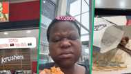 TikTok video of South African traveller trying KFC in Angola spends R50 for 2 choices of chicken, Mzansi surprised: "KFC SA hates us"