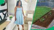 "Your home is really beautiful": Woman wows SA with her gorgeous yard and house