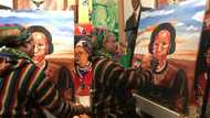 "You're a true artist kanti": Rasta impresses with Leleti Khumalo art