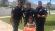 Boy, 5, calls emergency services to order pizza: Cops deliver in style