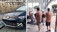 Cool granny buying the new Volkswagen Golf GTI will make your weekend