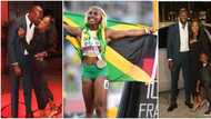 Shelly-Ann Fraser Pryce glows in romantic outing with husband, son: "Celebrating the men in my life"