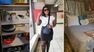 Humble woman shares pictures of small shack on popular Facebook group, Mzansi wowed by how clean it is