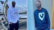 Black Coffee flashes Louis Vuitton sneakers worth R34k after Durban gig, SA reacts: "This sneaker is sick"