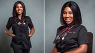 Beauty, brains & scrubs: Young nurse full of smiles after bagging qualification