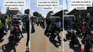 Preschoolers shut down street in Sharpeville in a convoy driving toy bikes, video amuses SA