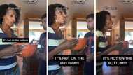 Mom shouts at her son for not listening in an Instagram video