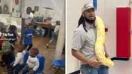 Snake charmer frightens school children with giant python, 7.8 million people find it hilarious