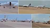 Buhari’s son's wedding: People react as over 25 private jets take over Kano Airport