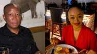 Julius Malema and wife share romantic dinner on Valentine's Day