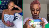 Johannesburg woman's pink hair falls out after relaxing it, hair experiment stresses Mzansi