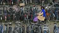Amsterdam unveils its largest bike garage. It's underwater