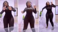 Nkosazana Daughter stuns Mzansi with body while doing the 'Tobetsa' dance challenge: "Drop dead gorgeous"