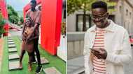 Couple with massive height difference shares family pics online, SA peeps dumbfounded by the man’s tallness