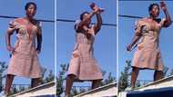 Energetic gogo busts some cool moves in viral video, SA loves her vibe: "She was a slay queen, I can feel it"