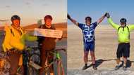 2 SA men brave extremities cycling for 2900km to raise GBV awareness