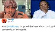 US singer 6lack says Wizkid dropped the best album amid pandemic