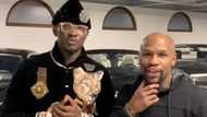 Floyd Mayweather opens his garage to African millionaire Nana Kwame