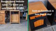 South African Man Transforms Old Bedside Pedestals That He Bought for R300 and Resells Them for R 1400