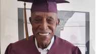 Madala who couldn't finish school when he was young finally receives high school certificate at the age of 101