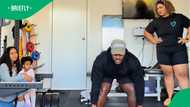 "Shaka would be disappointed": Zulu man faints while lifting weights with Samoan in law, SA stunned