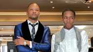 "LaSmeg": Mr Smeg shows Lasizwe his shoulder on their lunch date