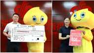 Chinese Lottery winner collects cheque in mascot to hide R530 million jackpot from wife and children