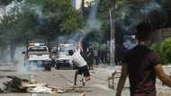 Protesters demanding a census revolt in Bolivian city