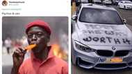 Scorned woman vandalises cheating bae's luxurious BMW, SA reacts