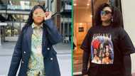Lady Du randomly spotted in American YouTuber Kai Cenat's comments section, SA trolls: "So random"