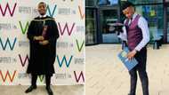 Man celebrates bagging his master's in actuarial sciences, Mzansi undeniably impressed: "This is massive"