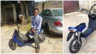 Talented graduate from Katsina state builds bike that runs only on electricity