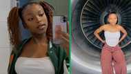 Inspiring journey of a young flight attendant in a video, Mzansi is amazed