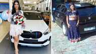 "Look at God": Hard-working lady proudly bags BMW, fulfilling childhood dream