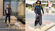 Somizi Mhlongo shares adorable clip teaching group of kids to dance, SA here for it: "The most sweetest thing"