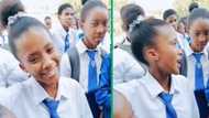 SA schoolgirl's acapella song in TikTok video gets 4M views, raw talent amazes Mzansi viewers