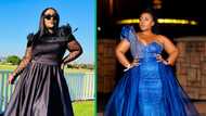 Gogo Skhotheni serves her fans with stunning picture of her in a jean dungaree: "I want that outfit"
