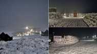 Winter Wonderland: Afriski mountain range covered in snow