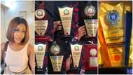 Pretty graduate bags 8 awards, named best student in her department