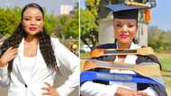 Radiant woman inspires SA by bagging master's degree despite difficult journey